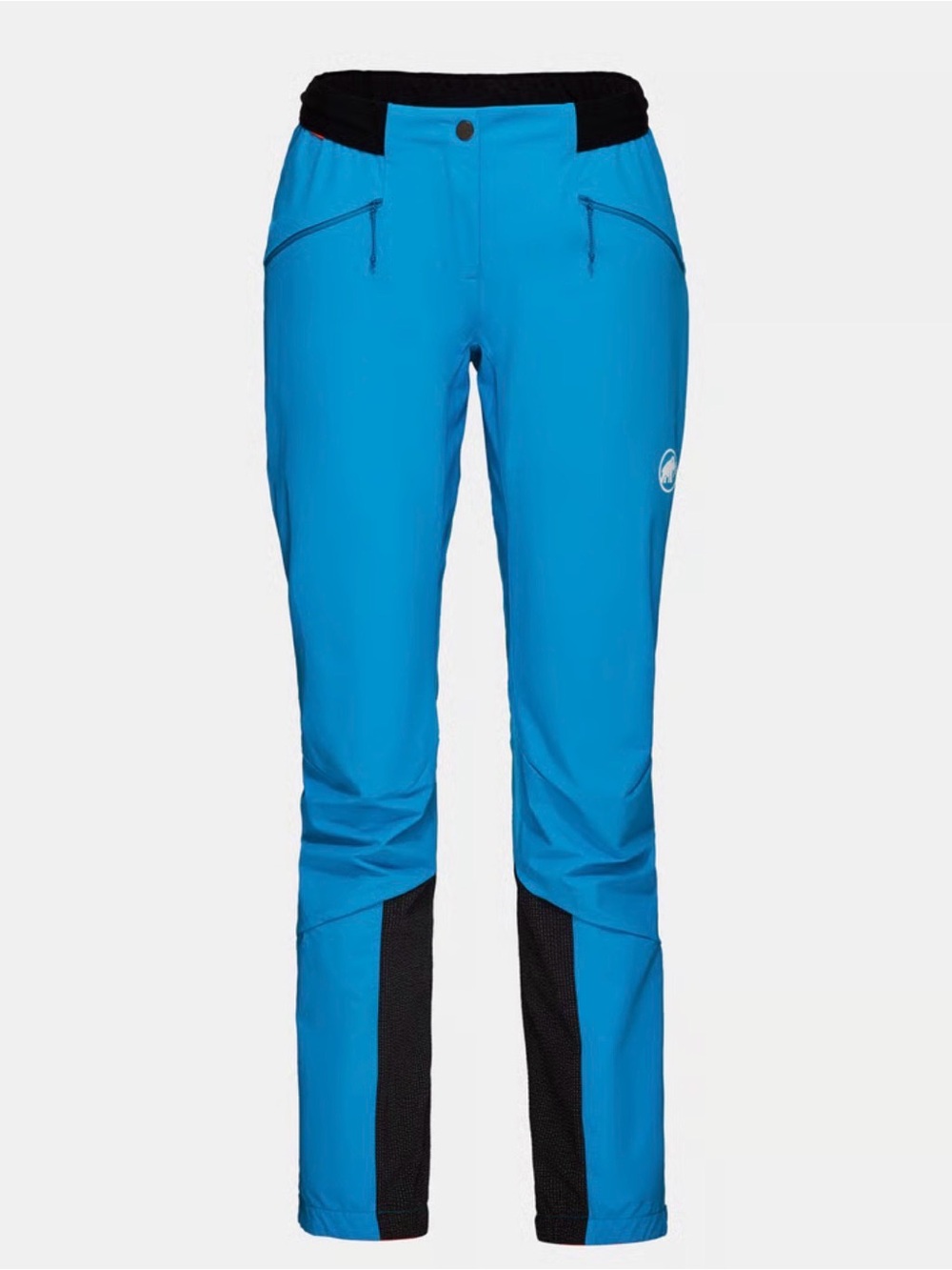 Mammut Women’s Blue Softshell Hiking Pants Aenergy SO Hybrid EU 42 USA 12